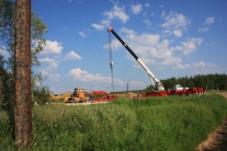 ЛЭП Сидоровск Красноселькупский район ЯНАО power line Sidorovsk Krasnoselkupsky district Yamal